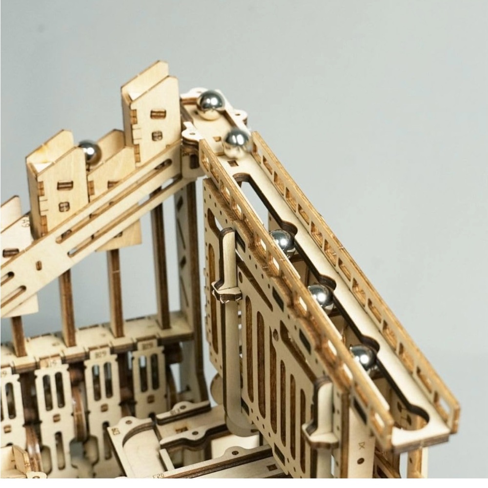 NEW ROKR 3D Wooden Puzzle Marble Run Model Building Kits Mechanical Puzzle - Picture 5 of 10